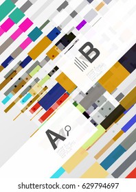 Straight lines geometrical abstract background