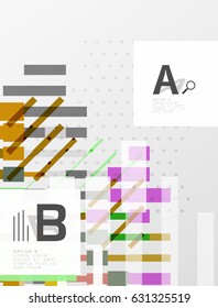 Straight lines geometrical abstract background