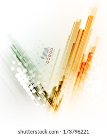 Straight lines - hi-tech futuristic modern background