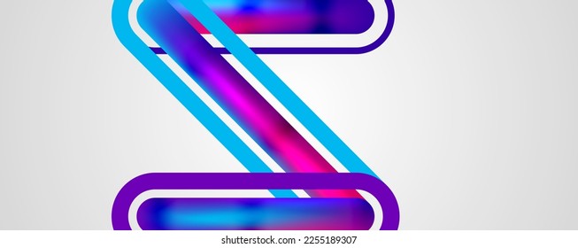 Straight lines minimalist abstract background with fluid colors. Vector Illustration For Wallpaper, Banner, Background, Card, Book Illustration, landing page