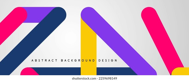 Straight lines minimalist abstract background with fluid colors. Vector Illustration For Wallpaper, Banner, Background, Card, Book Illustration, landing page