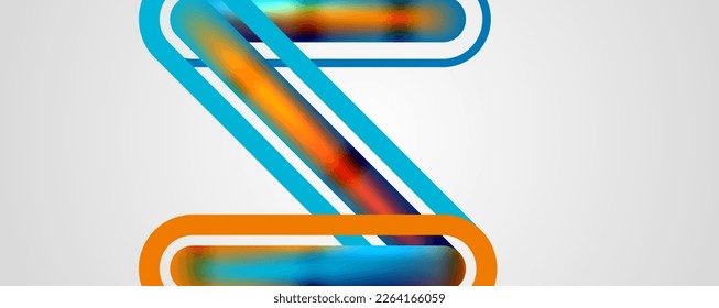 Straight lines minimalist abstract background with fluid colors. Vector Illustration For Wallpaper, Banner, Background, Card, Book Illustration, landing page