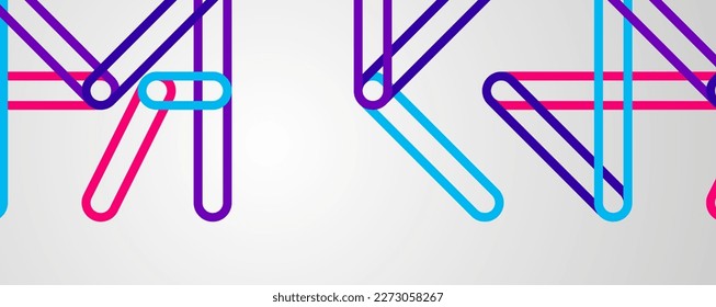 Gerade Linien, minimalistisch abstrakter Hintergrund mit fließenden Farben. Vektorgrafik für Bildschirmhintergründe, Banner, Hintergrund, Karte, Buchillustration, Landing-Page