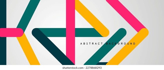 Líneas rectas fondo abstracto minimalista con colores fluidos. Ilustración vectorial para fondo de escritorio, pancarta, fondo, tarjeta, ilustración del libro, página de inicio