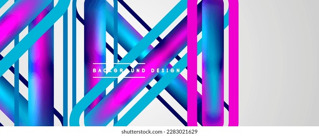 Straight lines minimalist abstract background with fluid colors. Vector Illustration For Wallpaper, Banner, Background, Card, Book Illustration, landing page