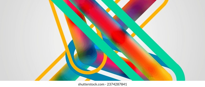Líneas rectas fondo abstracto minimalista con colores fluidos. Ilustración vectorial para fondo de escritorio, pancarta, fondo, tarjeta, ilustración del libro, página de inicio