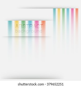 Straight lines of rainbow abstract vector background Vector illustration