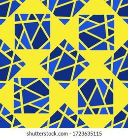 Las líneas rectas son un patrón transparente. Fondo mosaico. Diseño multicolor de azulejos, papel. Ilustración del vector