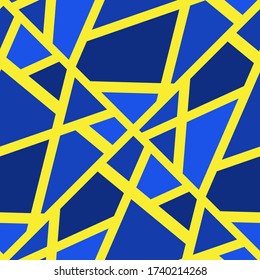 Las líneas rectas son un patrón sin fisuras. Fondo mosaico. Diseño multicolor de azulejos, papel. Ilustración del vector