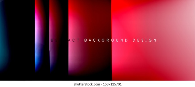 Líneas rectas con sombras y luz sobre el fondo del degradado. Fondo abstracto de degradado de color simple y moderno con efecto de línea de sombra recta dinámica. Ilustración De Vectores Para Papel De Fondo De Pantalla, Banner