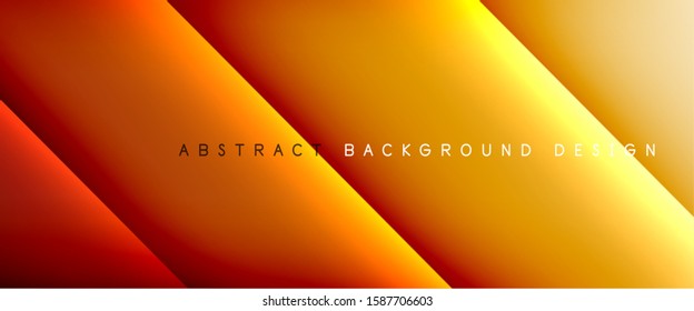 Straight lines with shadows and light on gradient background. Trendy simple fluid color gradient abstract background with dynamic straight shadow line effect. Vector Illustration For Wallpaper, Banner
