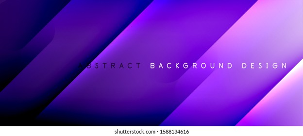 Straight lines with shadows and light on gradient background. Trendy simple fluid color gradient abstract background with dynamic straight shadow line effect. Vector Illustration For Wallpaper, Banner