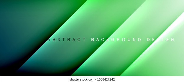 Straight lines with shadows and light on gradient background. Trendy simple fluid color gradient abstract background with dynamic straight shadow line effect. Vector Illustration For Wallpaper, Banner