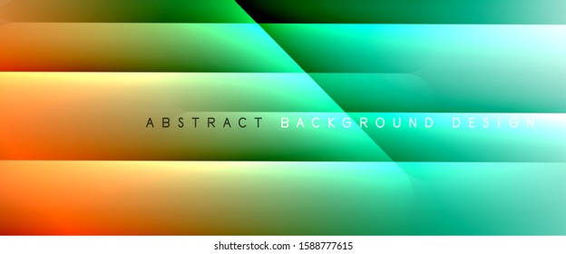 Líneas rectas con sombras y luz sobre el fondo del degradado. Fondo abstracto de degradado de color simple y moderno con efecto de línea de sombra recta dinámica. Ilustración De Vectores Para Papel De Fondo De Pantalla, Banner
