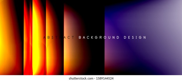 Straight lines with shadows and light on gradient background. Trendy simple fluid color gradient abstract background with dynamic straight shadow line effect. Vector Illustration For Wallpaper, Banner