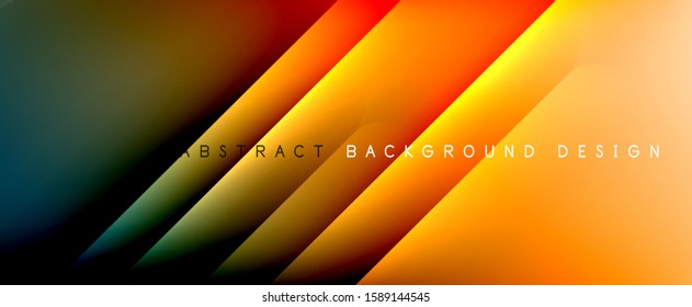 Straight lines with shadows and light on gradient background. Trendy simple fluid color gradient abstract background with dynamic straight shadow line effect. Vector Illustration For Wallpaper, Banner