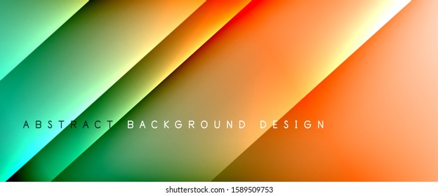 Straight lines with shadows and light on gradient background. Trendy simple fluid color gradient abstract background with dynamic straight shadow line effect. Vector Illustration For Wallpaper, Banner