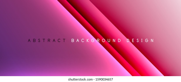 Líneas rectas con sombras y luz sobre el fondo del degradado. Fondo abstracto de degradado de color simple y moderno con efecto de línea de sombra recta dinámica. Ilustración De Vectores Para Papel De Fondo De Pantalla, Banner