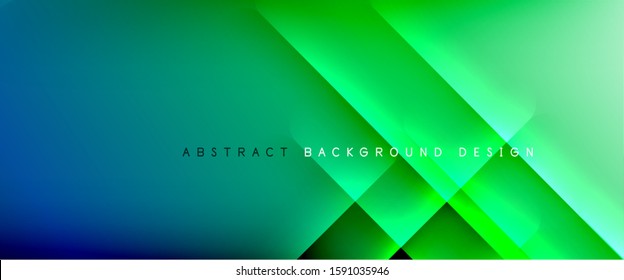 Líneas rectas con sombras y luz sobre el fondo del degradado. Fondo abstracto de degradado de color simple y moderno con efecto de línea de sombra recta dinámica. Ilustración De Vectores Para Papel De Fondo De Pantalla, Banner