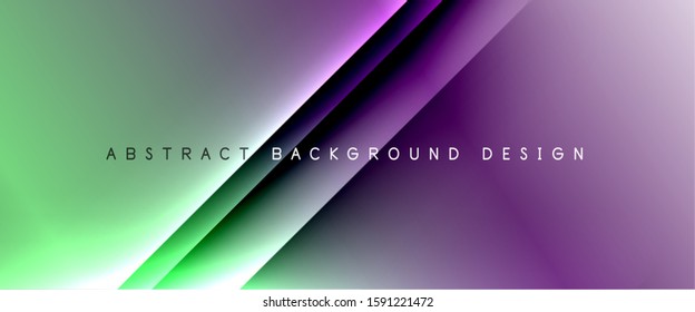 Straight lines with shadows and light on gradient background. Trendy simple fluid color gradient abstract background with dynamic straight shadow line effect. Vector Illustration For Wallpaper, Banner