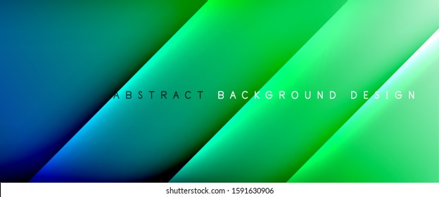 Straight lines with shadows and light on gradient background. Trendy simple fluid color gradient abstract background with dynamic straight shadow line effect. Vector Illustration For Wallpaper, Banner