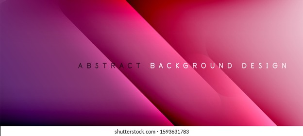 Straight lines with shadows and light on gradient background. Trendy simple fluid color gradient abstract background with dynamic straight shadow line effect. Vector Illustration For Wallpaper, Banner