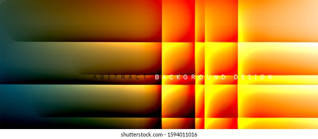 Straight lines with shadows and light on gradient background. Trendy simple fluid color gradient abstract background with dynamic straight shadow line effect. Vector Illustration For Wallpaper, Banner
