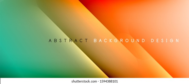 Líneas rectas con sombras y luz sobre el fondo del degradado. Fondo abstracto de degradado de color simple y moderno con efecto de línea de sombra recta dinámica. Ilustración De Vectores Para Papel De Fondo De Pantalla, Banner
