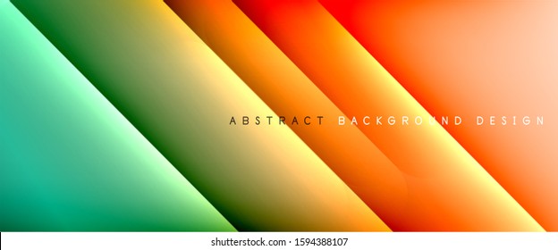 Straight lines with shadows and light on gradient background. Trendy simple fluid color gradient abstract background with dynamic straight shadow line effect. Vector Illustration For Wallpaper, Banner