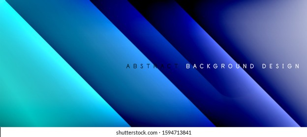 Straight lines with shadows and light on gradient background. Trendy simple fluid color gradient abstract background with dynamic straight shadow line effect. Vector Illustration For Wallpaper, Banner