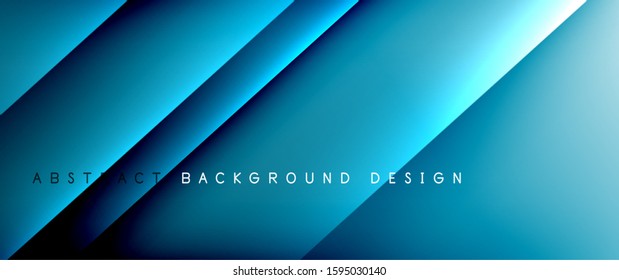 Straight lines with shadows and light on gradient background. Trendy simple fluid color gradient abstract background with dynamic straight shadow line effect. Vector Illustration For Wallpaper, Banner