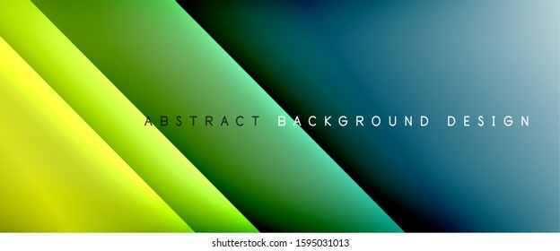 Gerade Linien mit Schatten und Licht auf Farbverlauf-Hintergrund. Trendy, einfache Farbverlauf-Abstrakte Hintergrund mit dynamischem, gerade Schattenzeileneffekt. Vektorgrafik für Bildschirmhintergrund, Banner
