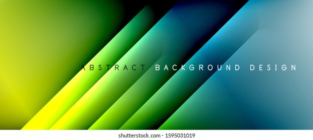 Straight lines with shadows and light on gradient background. Trendy simple fluid color gradient abstract background with dynamic straight shadow line effect. Vector Illustration For Wallpaper, Banner