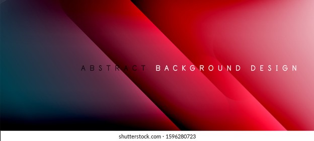 Líneas rectas con sombras y luz sobre el fondo del degradado. Fondo abstracto de degradado de color simple y moderno con efecto de línea de sombra recta dinámica. Ilustración De Vectores Para Papel De Fondo De Pantalla, Banner