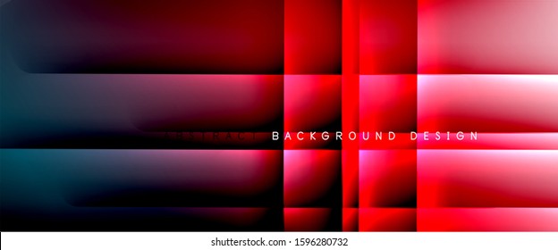 Straight lines with shadows and light on gradient background. Trendy simple fluid color gradient abstract background with dynamic straight shadow line effect. Vector Illustration For Wallpaper, Banner