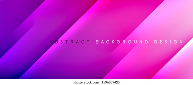 Straight lines with shadows and light on gradient background. Trendy simple fluid color gradient abstract background with dynamic straight shadow line effect. Vector Illustration For Wallpaper, Banner