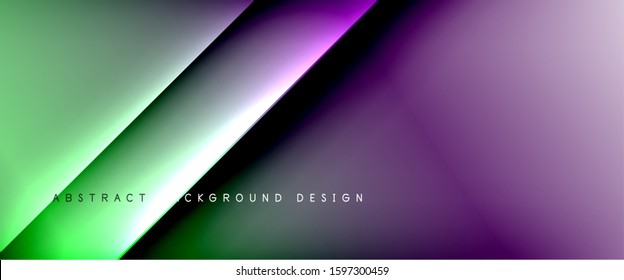 Straight lines with shadows and light on gradient background. Trendy simple fluid color gradient abstract background with dynamic straight shadow line effect. Vector Illustration For Wallpaper, Banner