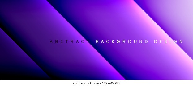 Líneas rectas con sombras y luz sobre el fondo del degradado. Fondo abstracto de degradado de color simple y moderno con efecto de línea de sombra recta dinámica. Ilustración De Vectores Para Papel De Fondo De Pantalla, Banner