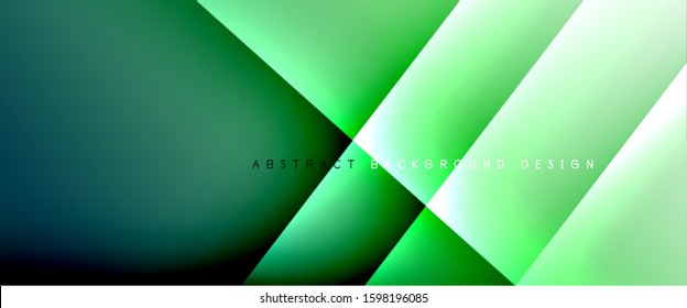 Straight lines with shadows and light on gradient background. Trendy simple fluid color gradient abstract background with dynamic straight shadow line effect. Vector Illustration For Wallpaper, Banner