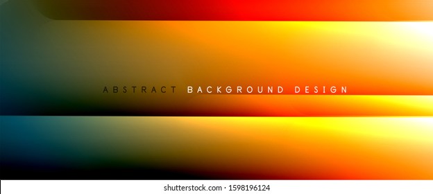 Straight lines with shadows and light on gradient background. Trendy simple fluid color gradient abstract background with dynamic straight shadow line effect. Vector Illustration For Wallpaper, Banner