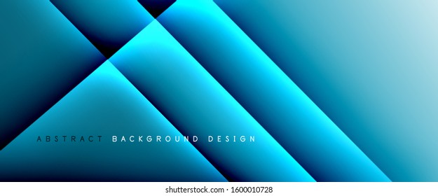 Líneas rectas con sombras y luz sobre el fondo del degradado. Fondo abstracto de degradado de color simple y moderno con efecto de línea de sombra recta dinámica. Ilustración De Vectores Para Papel De Fondo De Pantalla, Banner