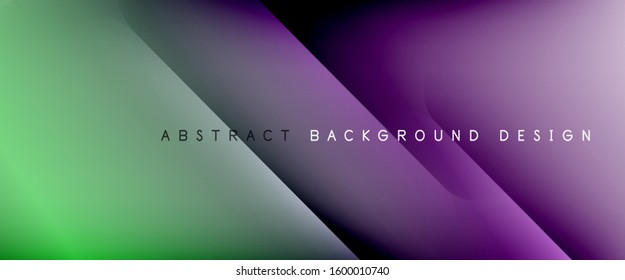 Líneas rectas con sombras y luz sobre el fondo del degradado. Fondo abstracto de degradado de color simple y moderno con efecto de línea de sombra recta dinámica. Ilustración De Vectores Para Papel De Fondo De Pantalla, Banner