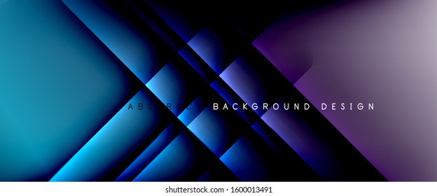 Straight lines with shadows and light on gradient background. Trendy simple fluid color gradient abstract background with dynamic straight shadow line effect. Vector Illustration For Wallpaper, Banner