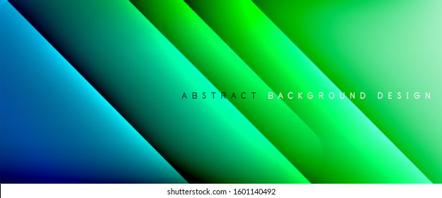 Straight lines with shadows and light on gradient background. Trendy simple fluid color gradient abstract background with dynamic straight shadow line effect. Vector Illustration For Wallpaper, Banner