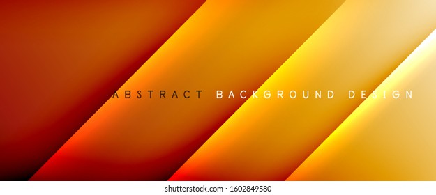 Straight lines with shadows and light on gradient background. Trendy simple fluid color gradient abstract background with dynamic straight shadow line effect. Vector Illustration For Wallpaper, Banner