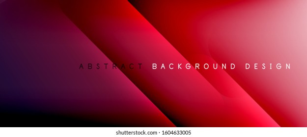 Líneas rectas con sombras y luz sobre el fondo del degradado. Fondo abstracto de degradado de color simple y moderno con efecto de línea de sombra recta dinámica. Ilustración De Vectores Para Papel De Fondo De Pantalla, Banner