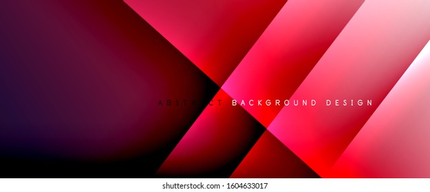Straight lines with shadows and light on gradient background. Trendy simple fluid color gradient abstract background with dynamic straight shadow line effect. Vector Illustration For Wallpaper, Banner
