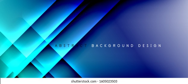 Líneas rectas con sombras y luz sobre el fondo del degradado. Fondo abstracto de degradado de color simple y moderno con efecto de línea de sombra recta dinámica. Ilustración De Vectores Para Papel De Fondo De Pantalla, Banner