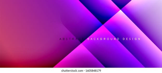 Straight lines with shadows and light on gradient background. Trendy simple fluid color gradient abstract background with dynamic straight shadow line effect. Vector Illustration For Wallpaper, Banner