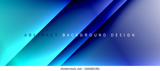 Straight lines with shadows and light on gradient background. Trendy simple fluid color gradient abstract background with dynamic straight shadow line effect. Vector Illustration For Wallpaper, Banner